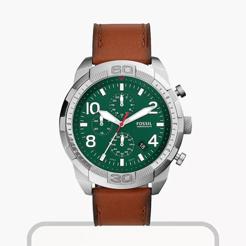 Fossil Bronson Chronograph Green Dial Men’s Watch | FS5738